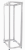 ITK 19" двухрамная стойка, 37U, 600x800 мм, серая